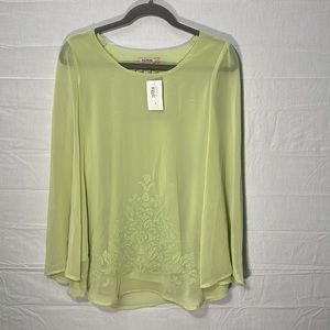 Blu-pepper Vintage Green small Blouse